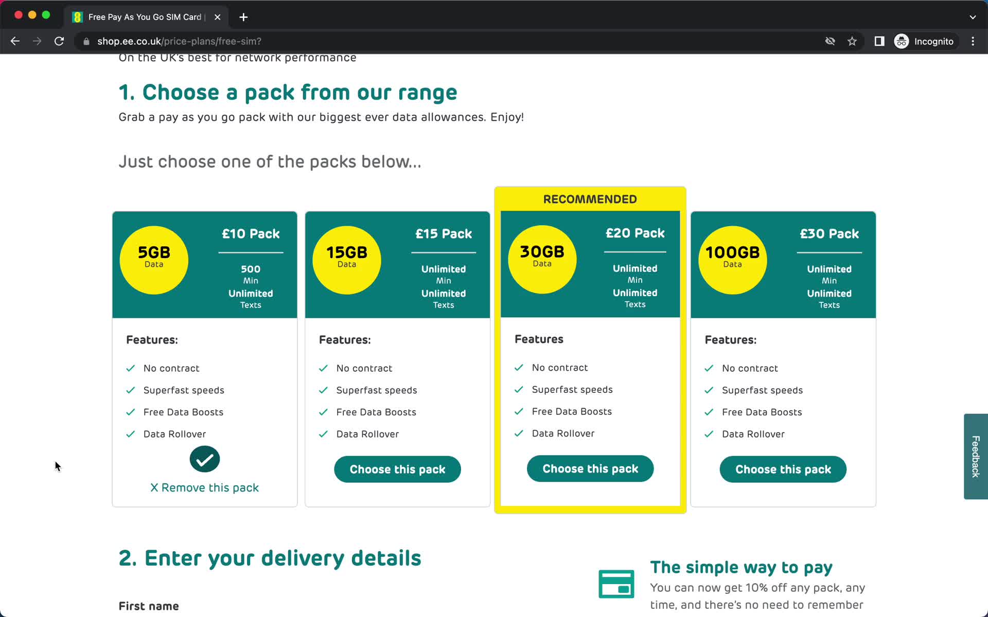 Ordering something on EE video thumbnail