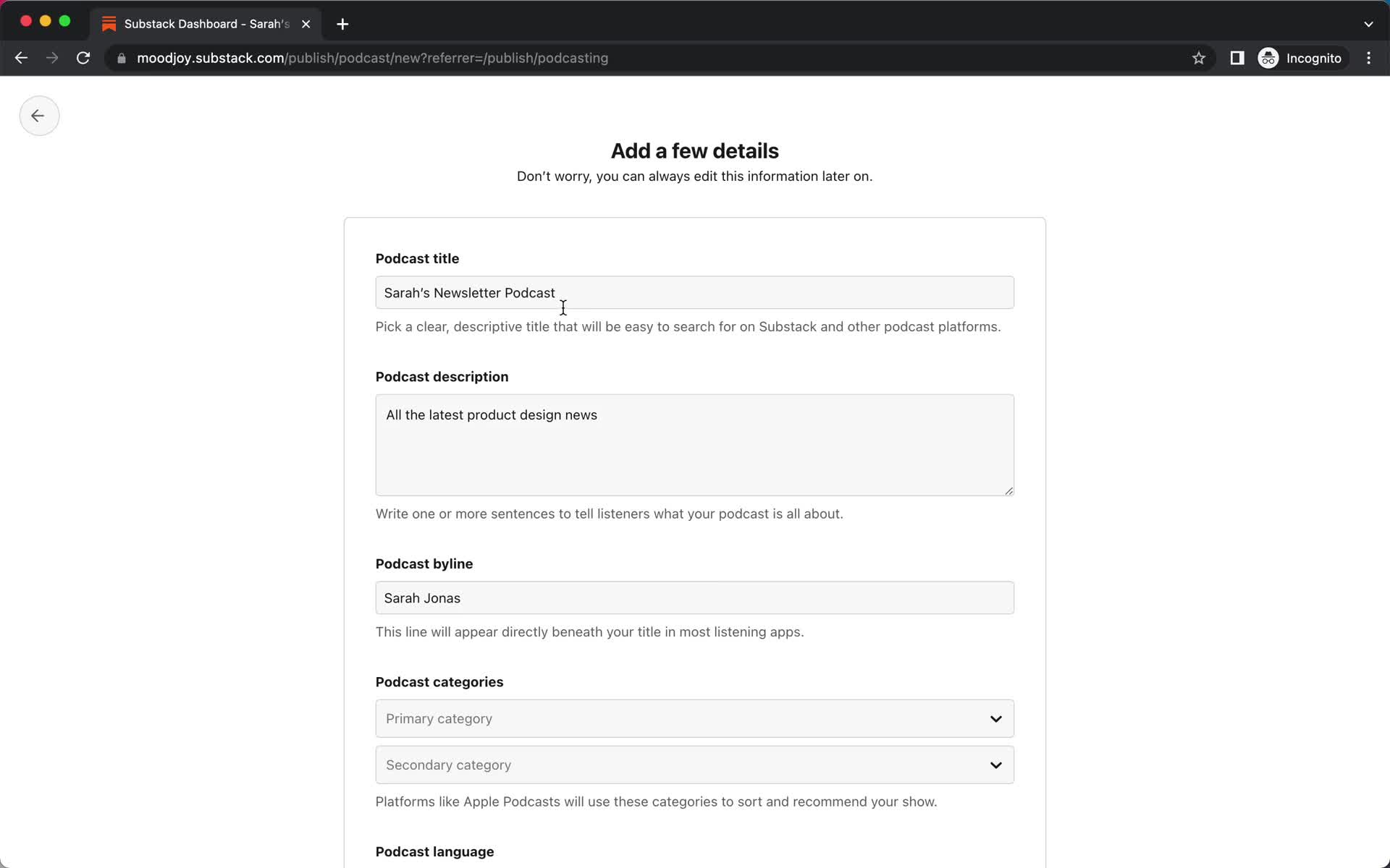 Creating a podcast on Substack video thumbnail