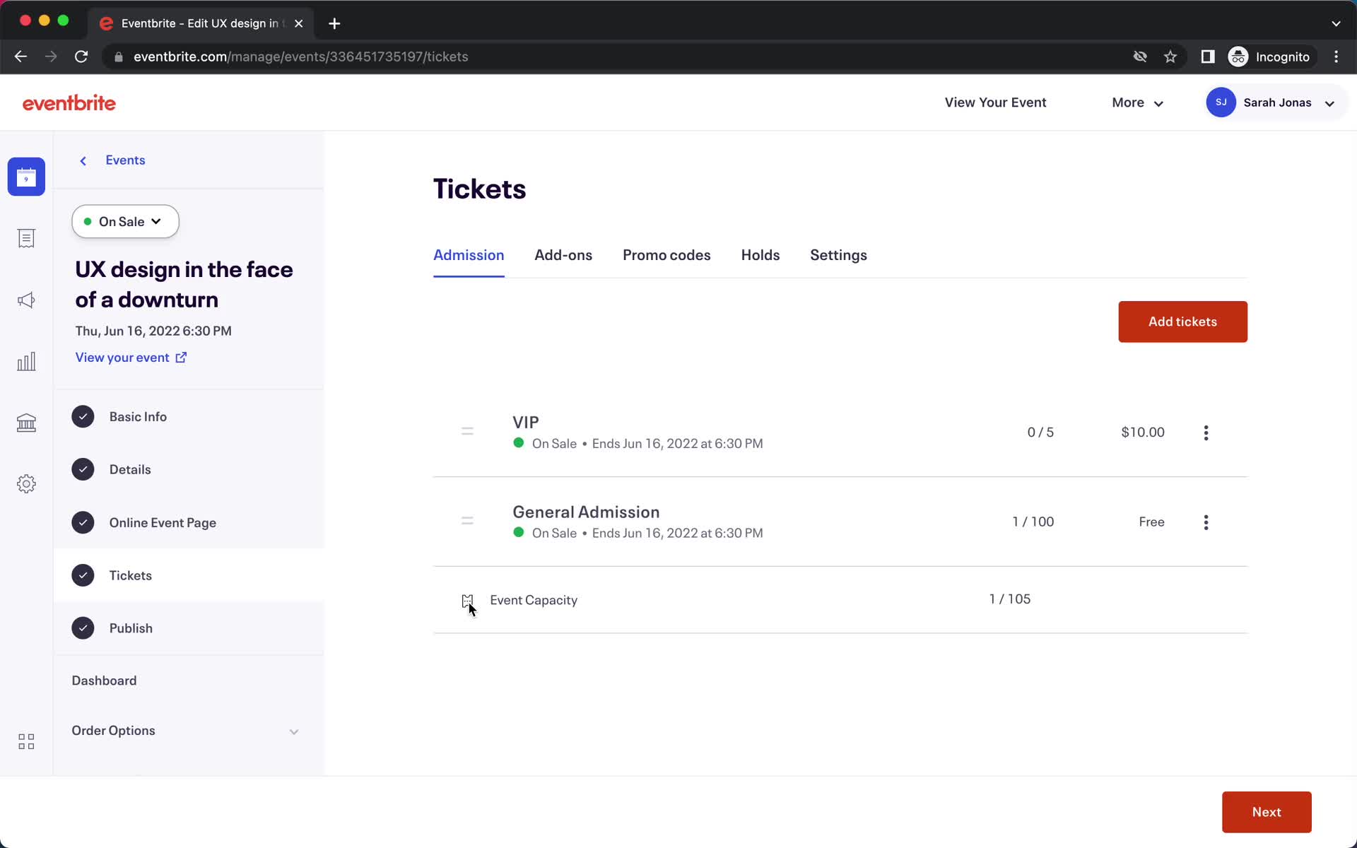 Creating promo codes on Eventbrite video thumbnail