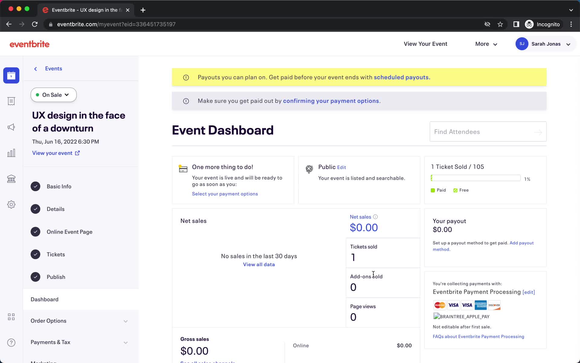 Creating promo codes on Eventbrite video thumbnail