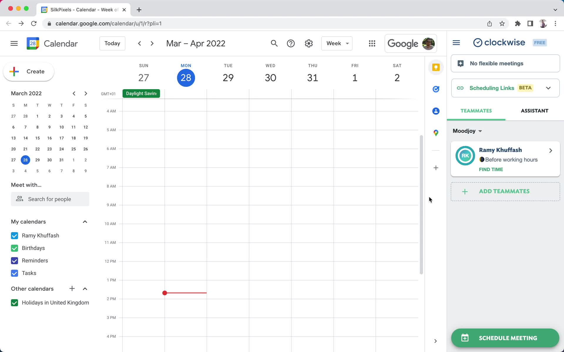 Scheduling a meeting on Clockwise video thumbnail