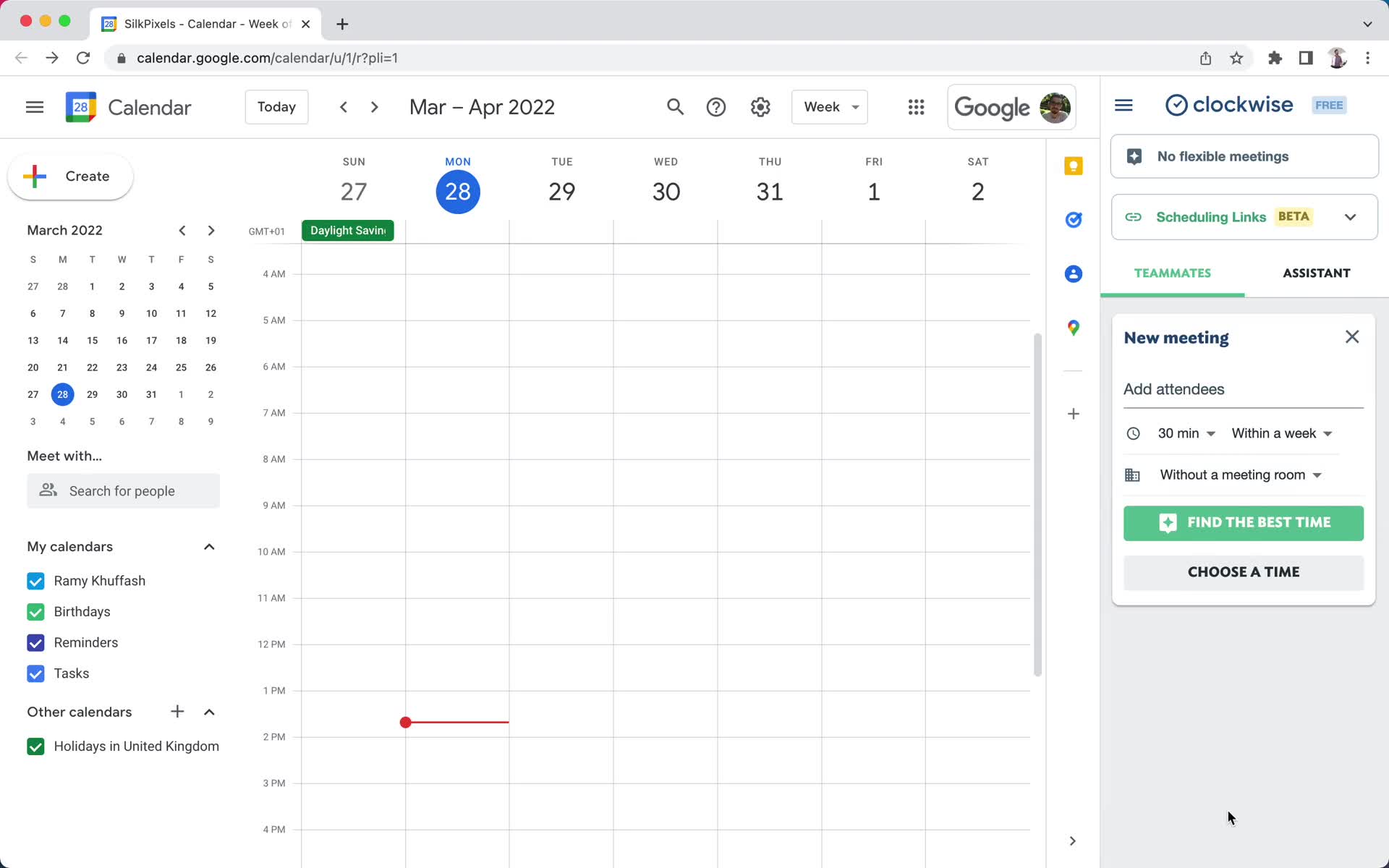 Scheduling a meeting on Clockwise video thumbnail