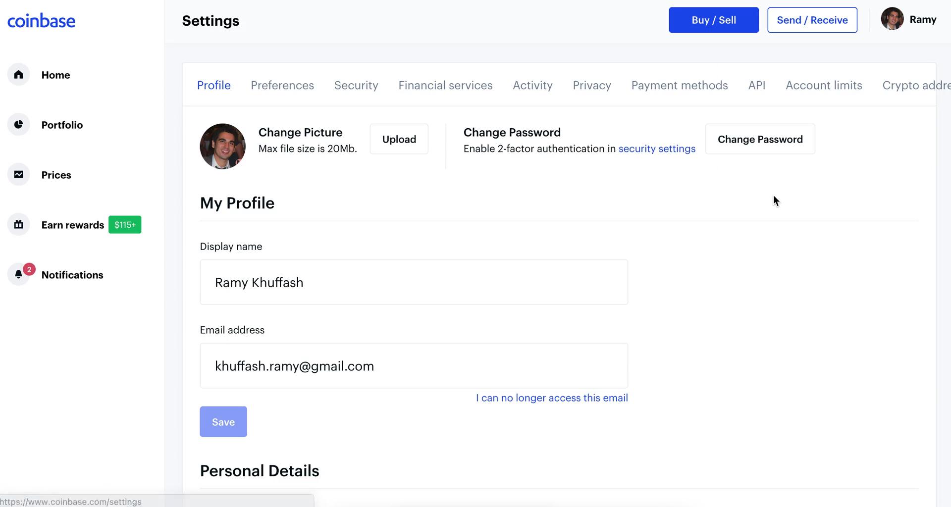 Enabling 2FA on Coinbase video thumbnail