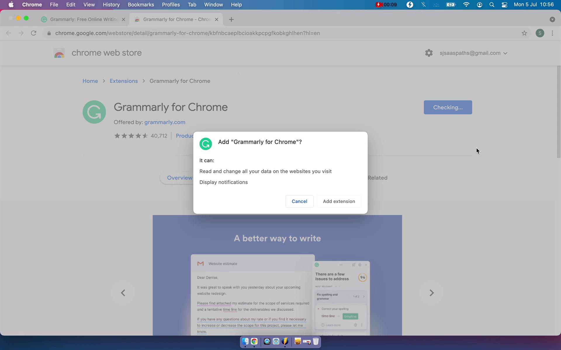 Onboarding screenshot