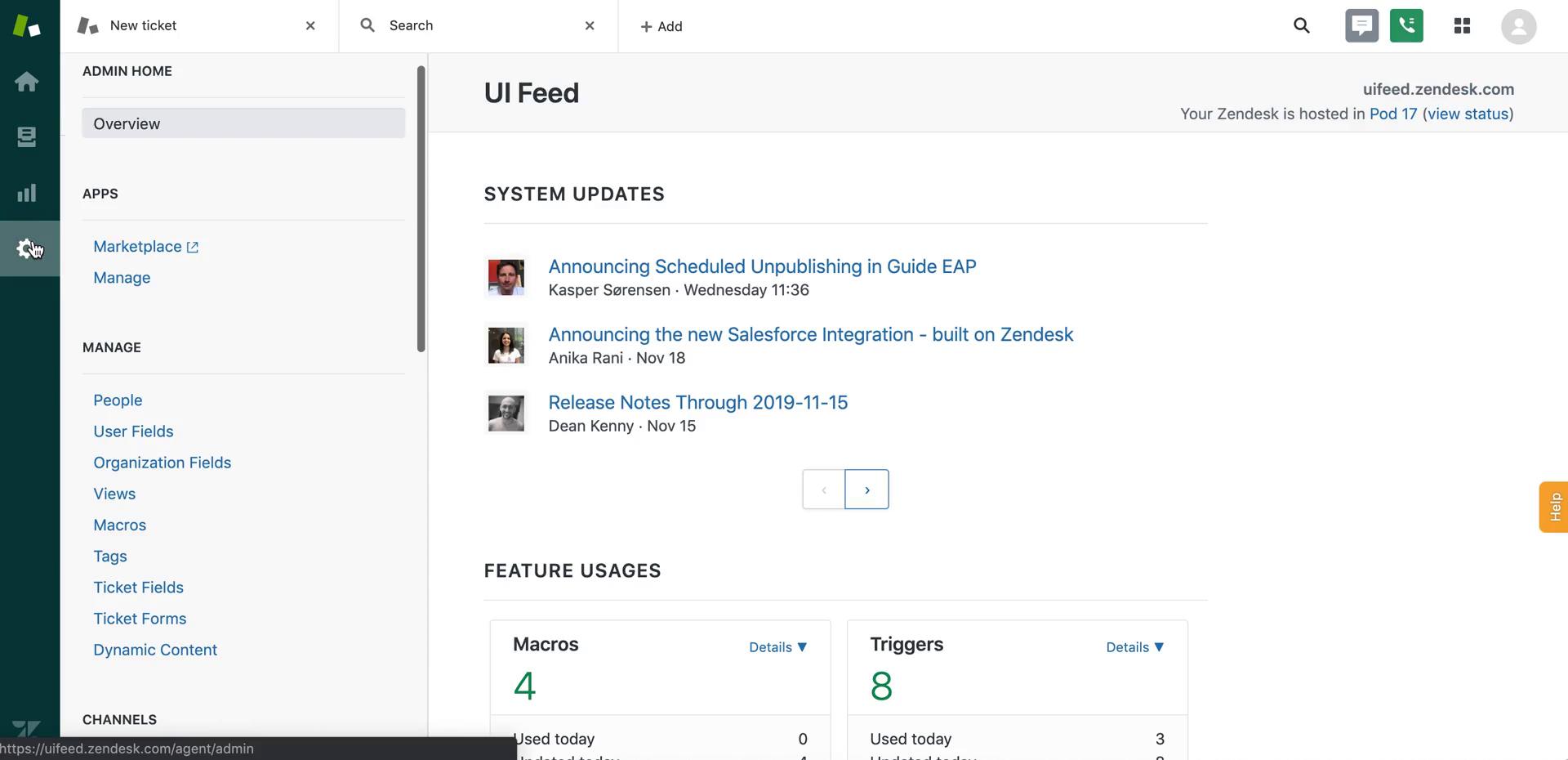 Creating an automation workflow on Zendesk video thumbnail