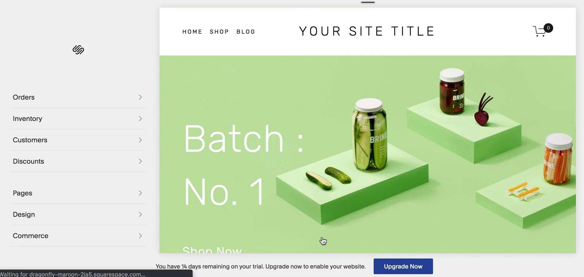 Accepting an invite on Squarespace video thumbnail