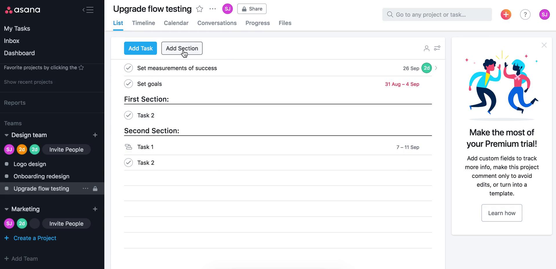 Tasks on Asana video thumbnail