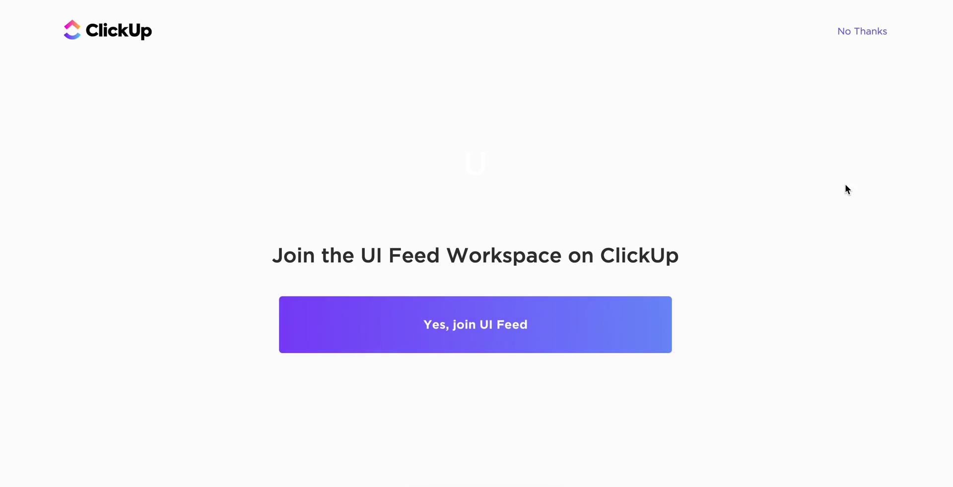 Accepting an invite on ClickUp video thumbnail