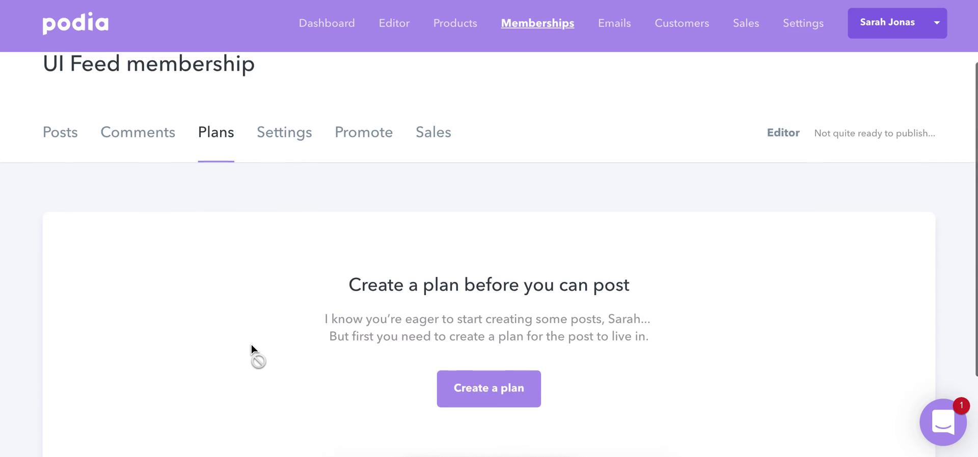 Create a membership site on Podia video thumbnail
