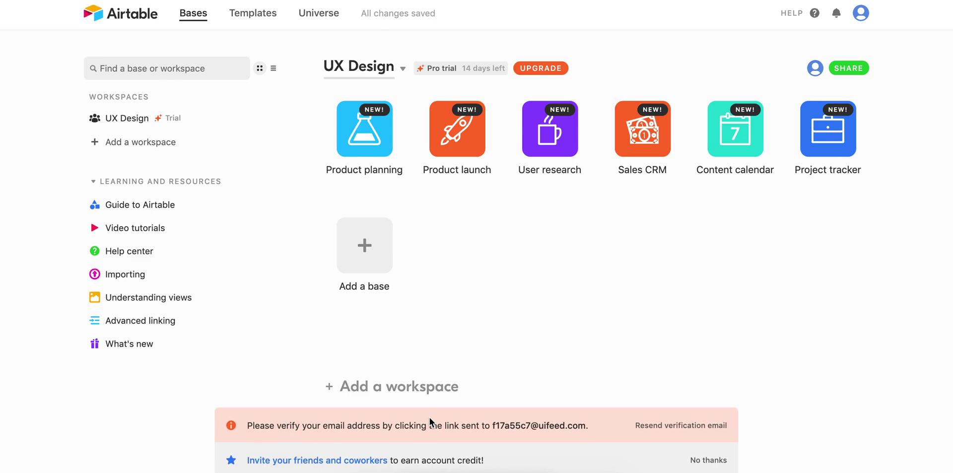 Onboarding on Airtable video thumbnail