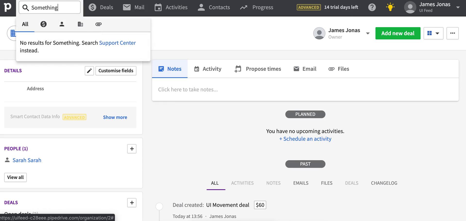 Searching on Pipedrive video thumbnail