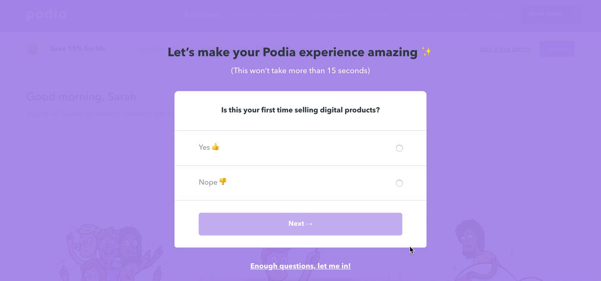 Onboarding on Podia video thumbnail