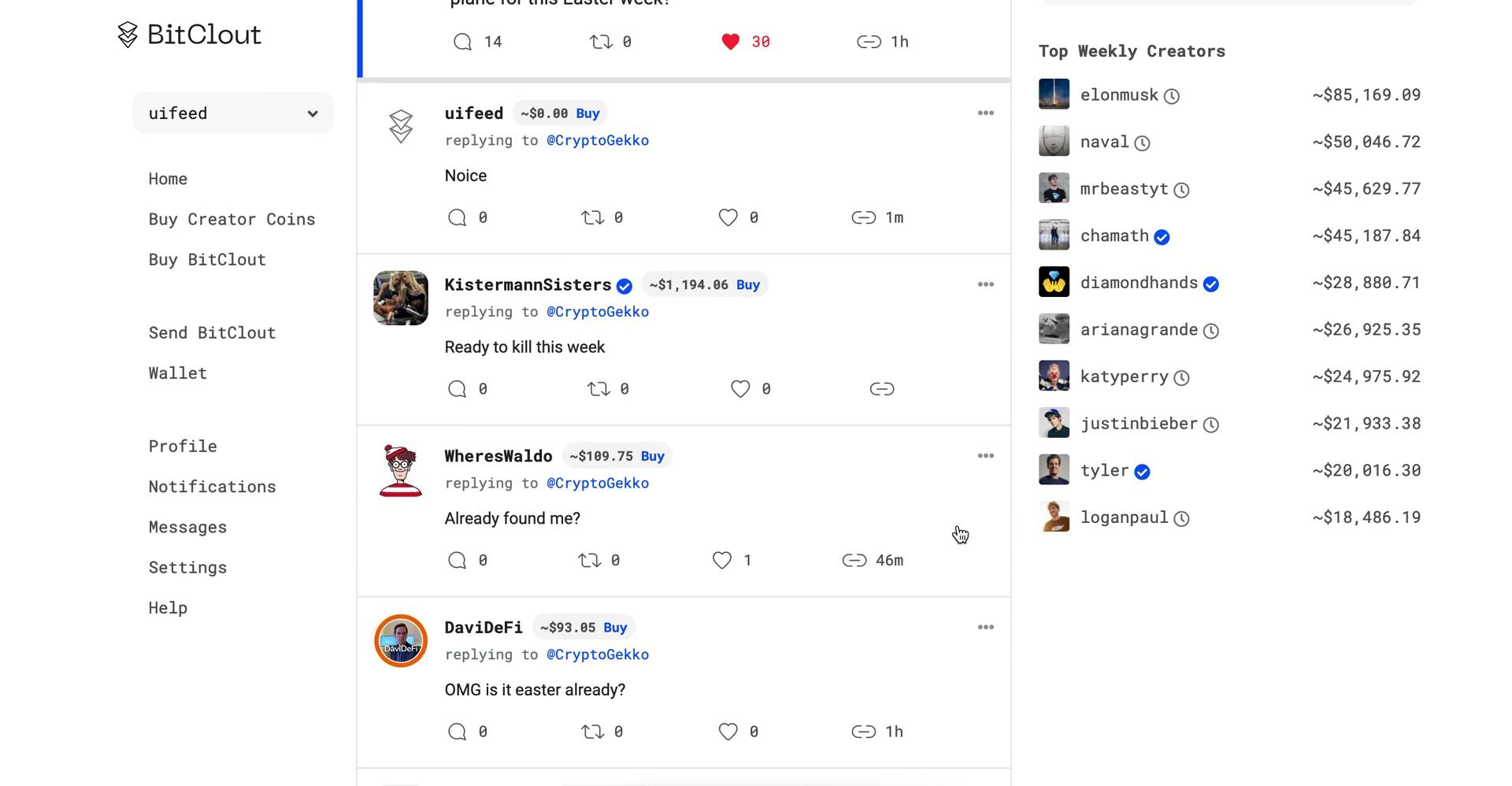 Commenting on BitClout video thumbnail