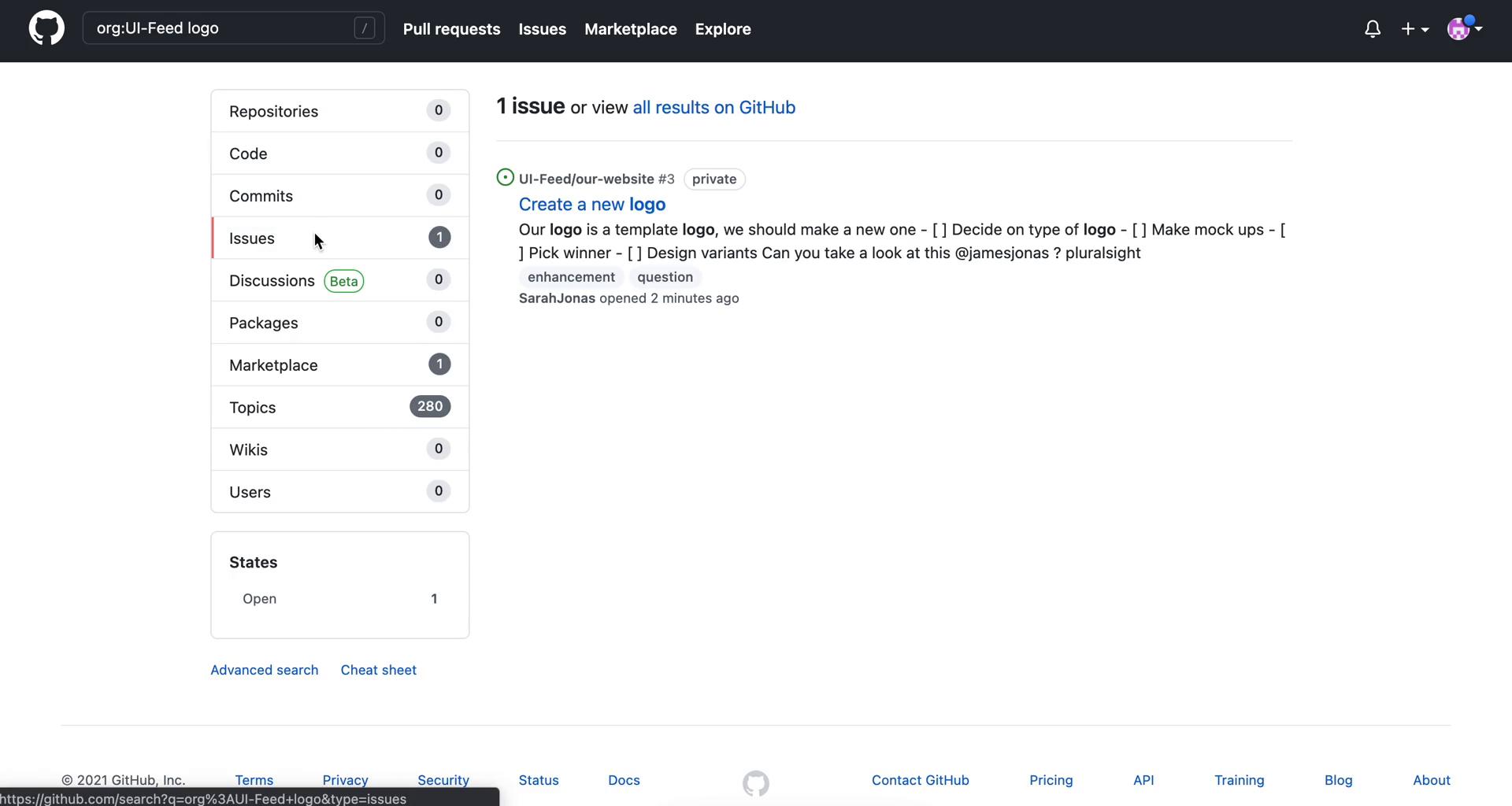Searching on GitHub video thumbnail