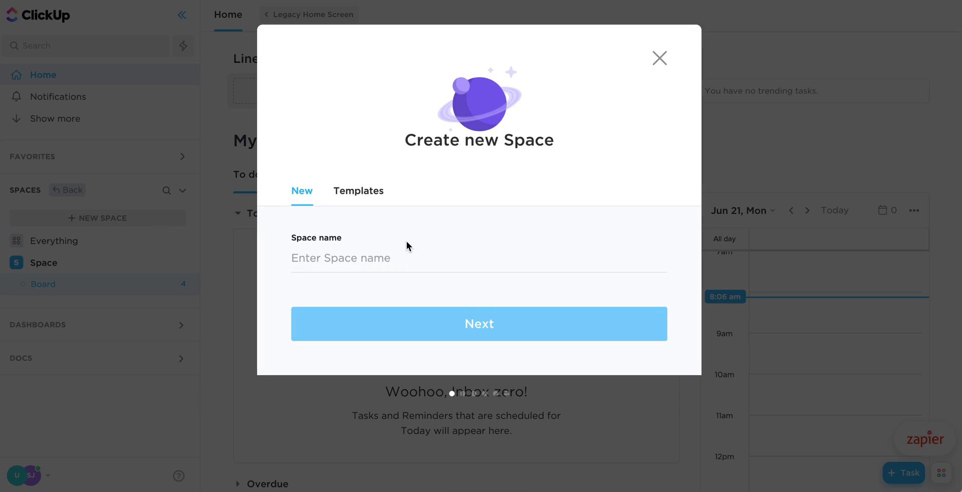 Creating a project on ClickUp video thumbnail