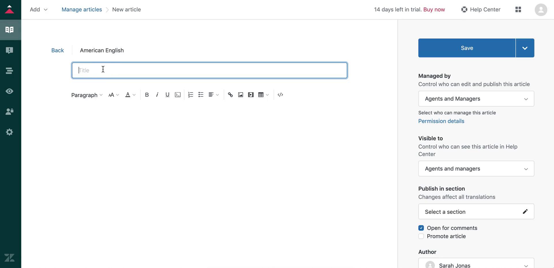 Creating a support article on Zendesk video thumbnail