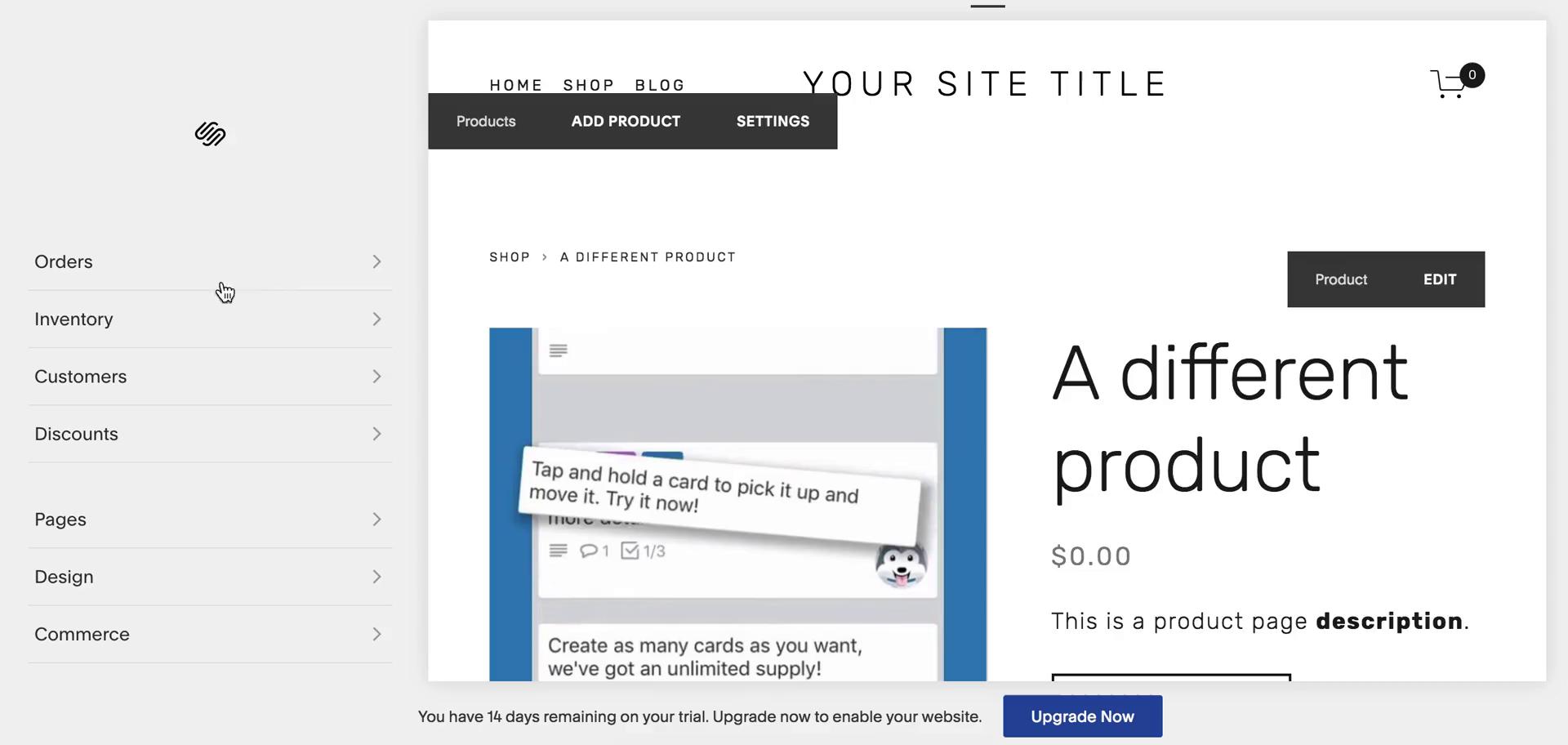 Creating a discount code on Squarespace video thumbnail