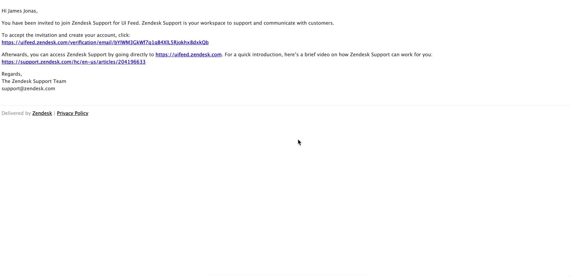 Accepting an invite on Zendesk video thumbnail