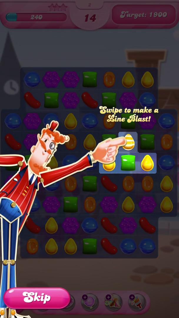 Completing a level on Candy Crush video thumbnail