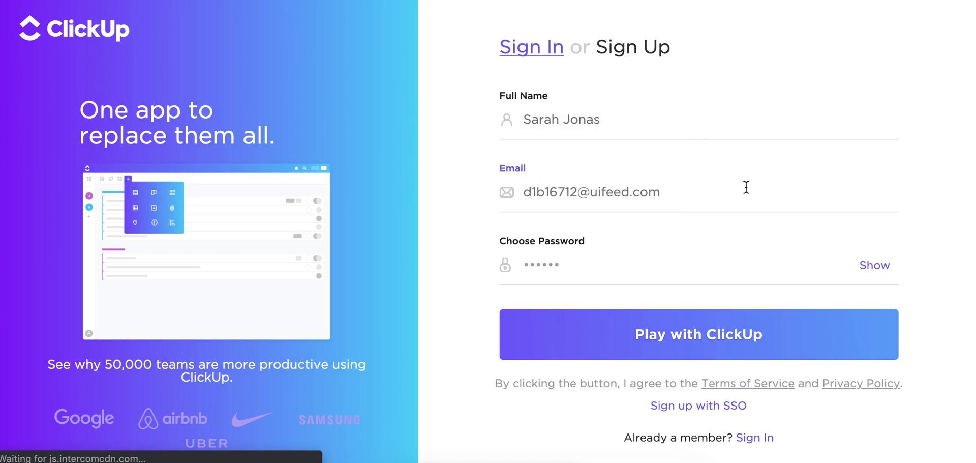 Onboarding on ClickUp video thumbnail