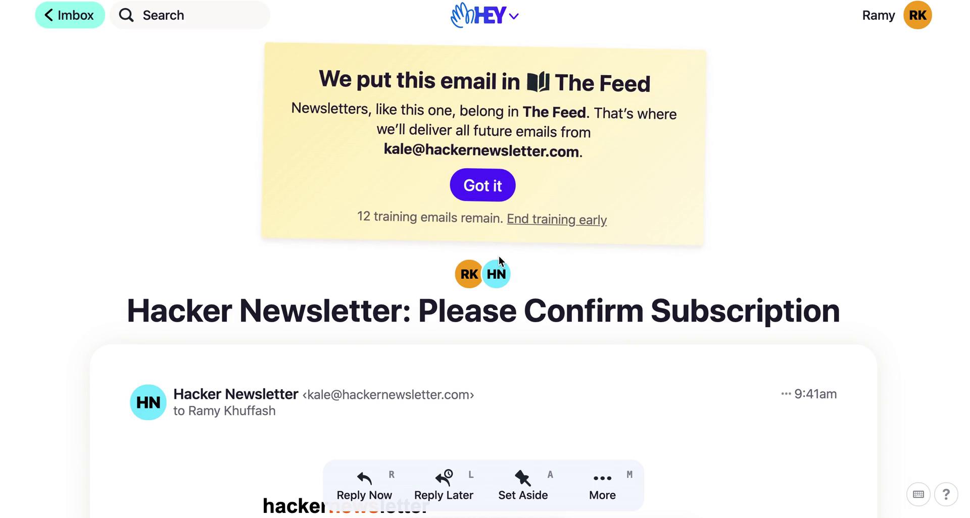 Saving on Hey video thumbnail
