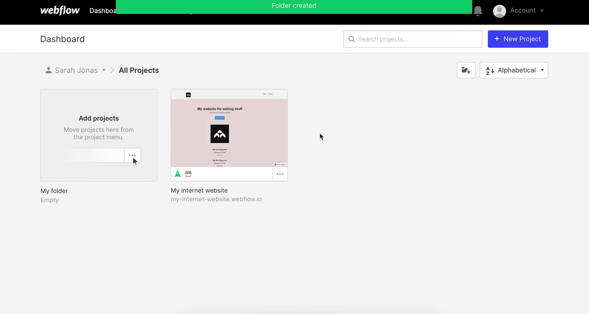 General browsing on Webflow video thumbnail