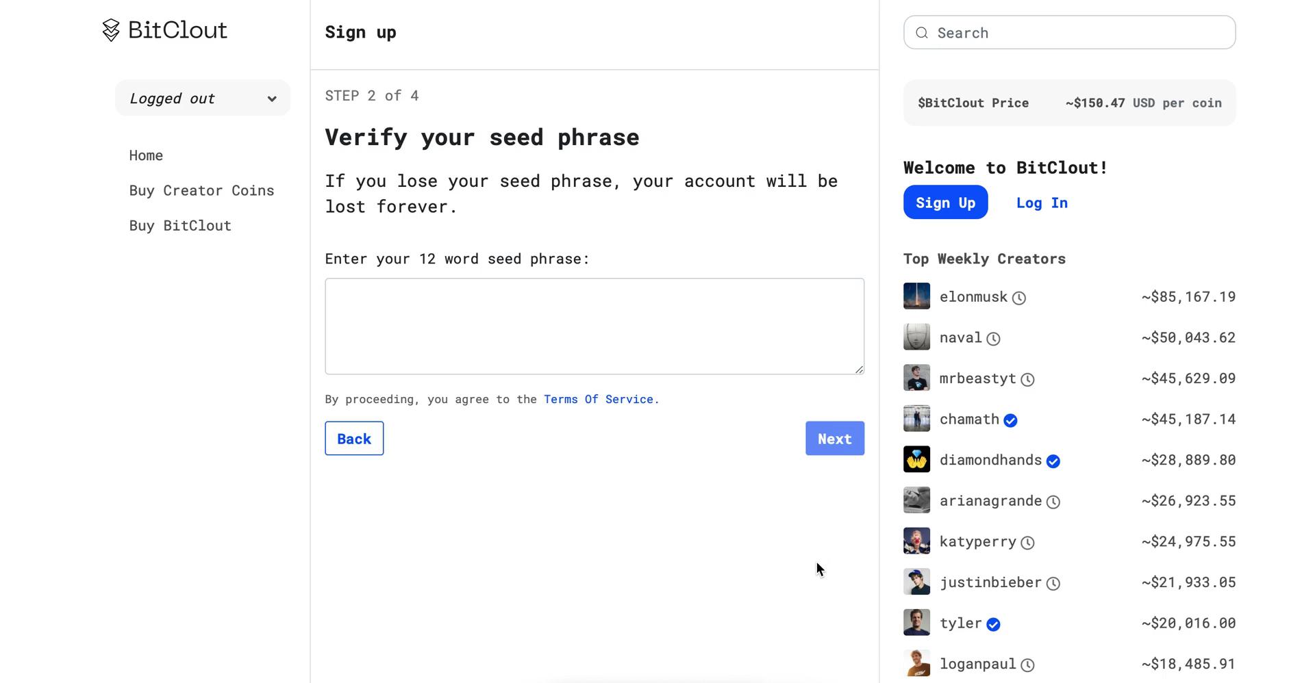 Onboarding on BitClout video thumbnail