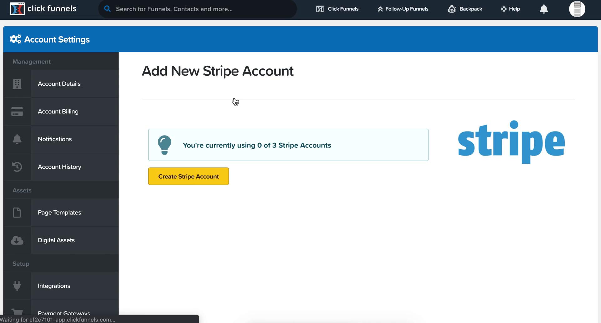Connecting payment provider on ClickFunnels video thumbnail