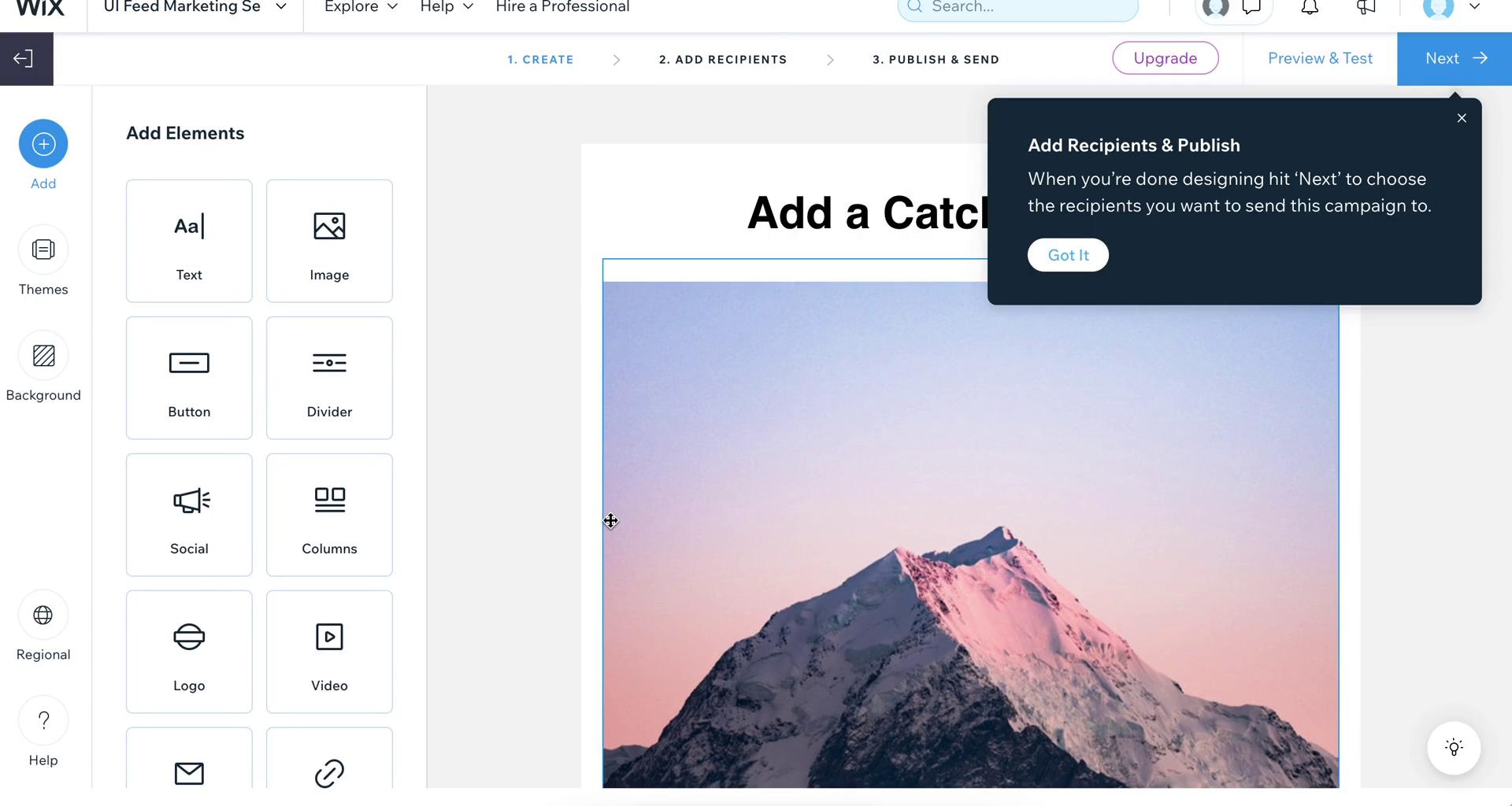 Creating an email campaign on Wix video thumbnail