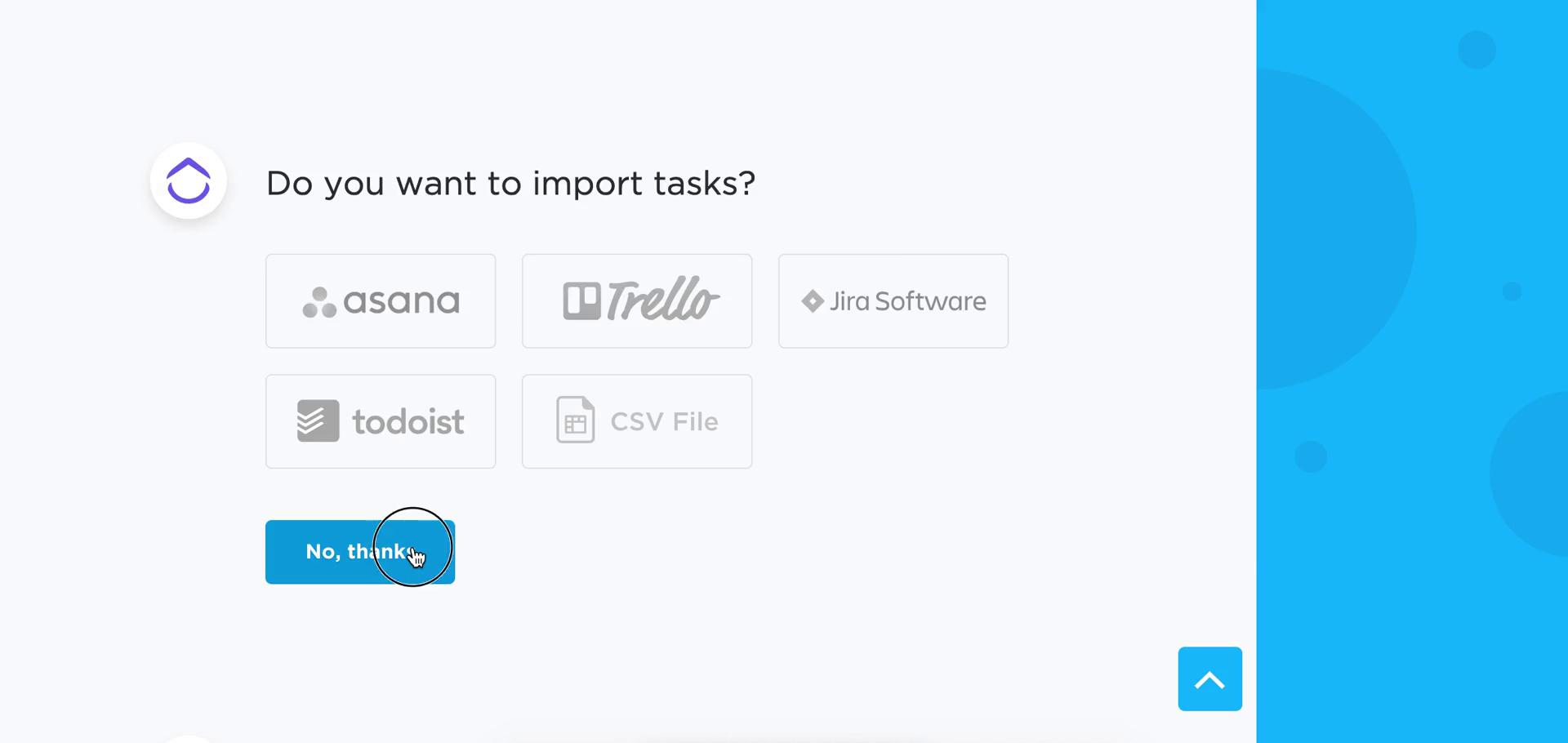 Onboarding screenshot