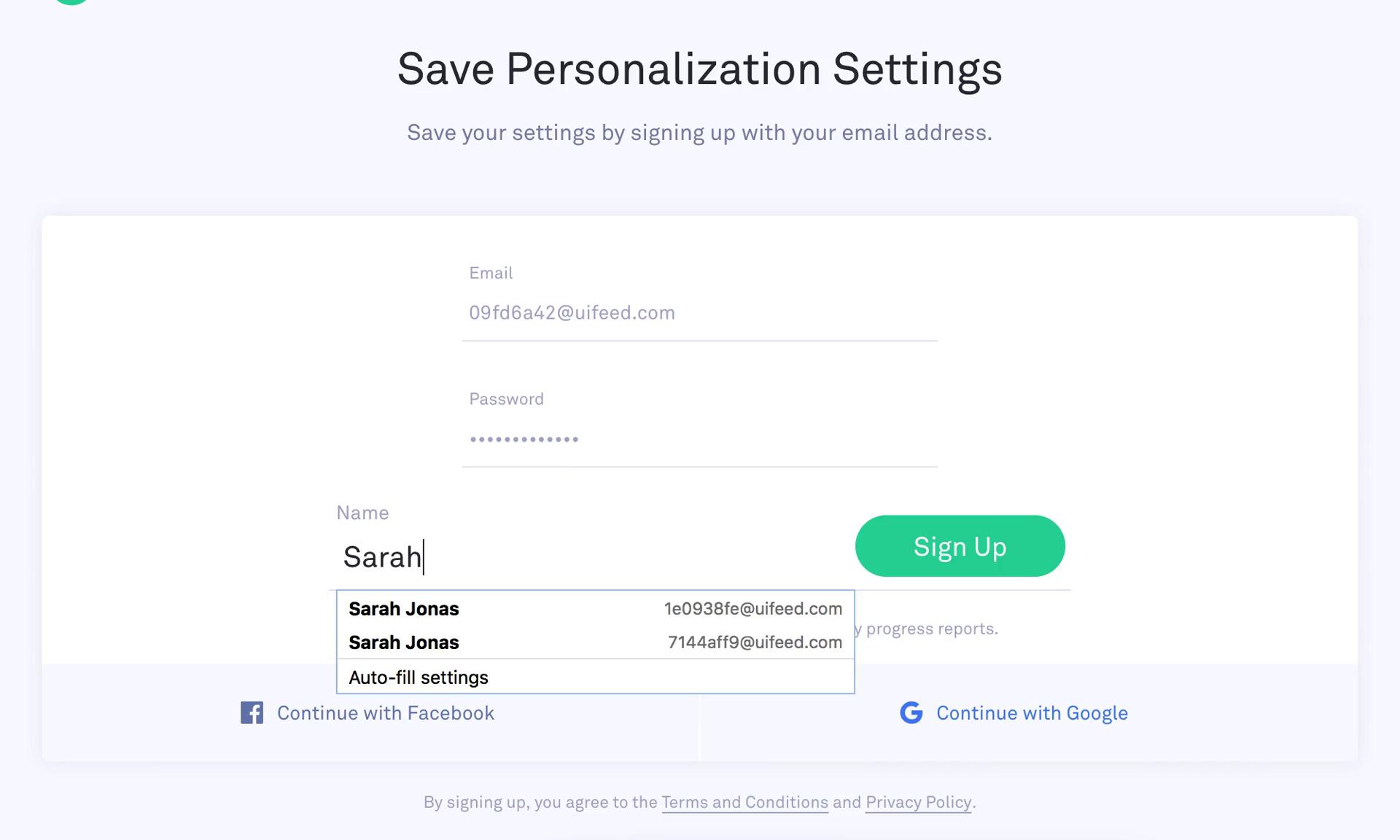 Onboarding screenshot