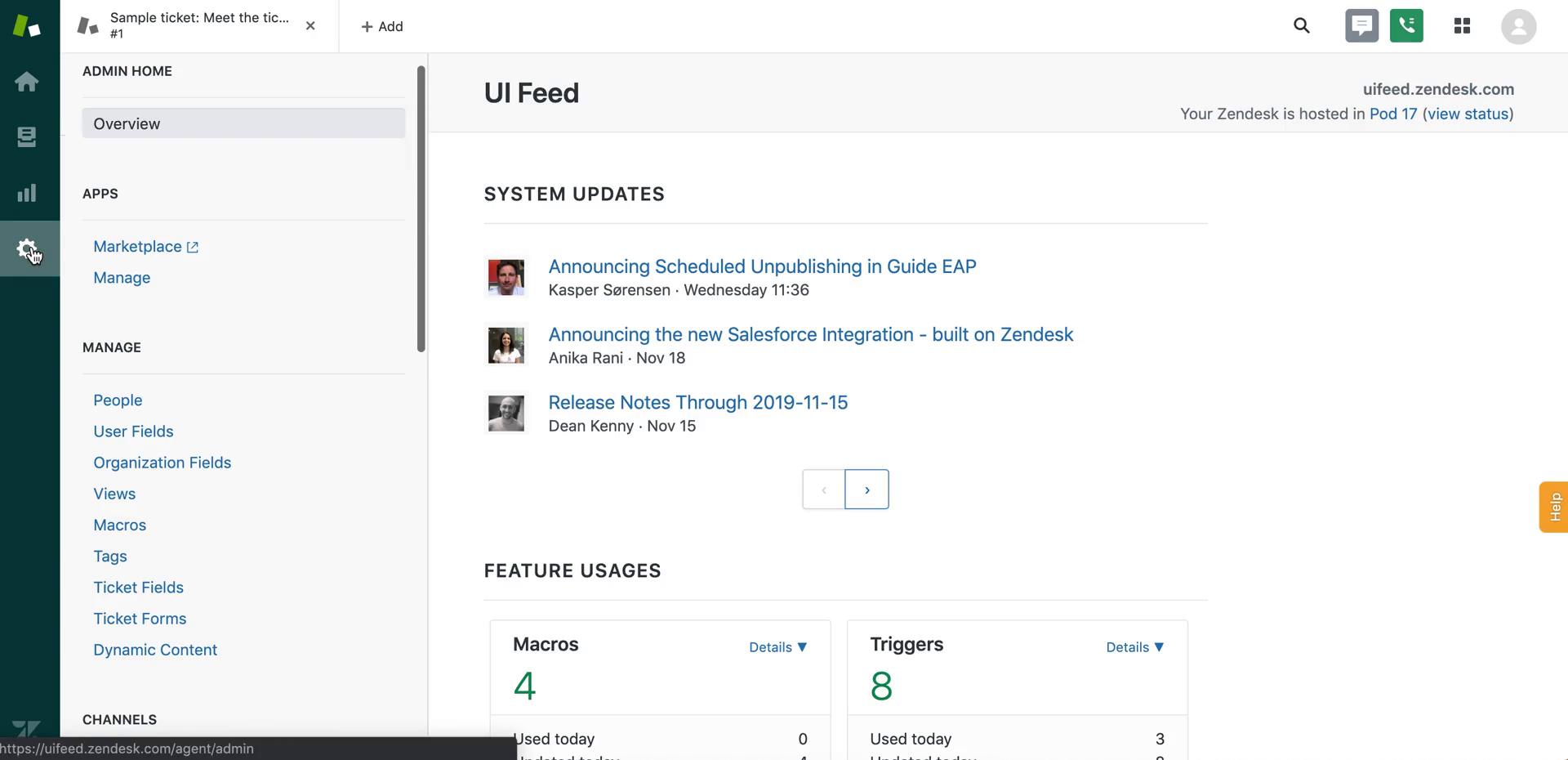 Inviting people on Zendesk video thumbnail