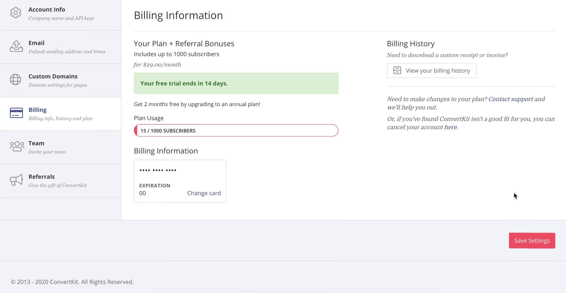 Cancelling your subscription on ConvertKit video thumbnail