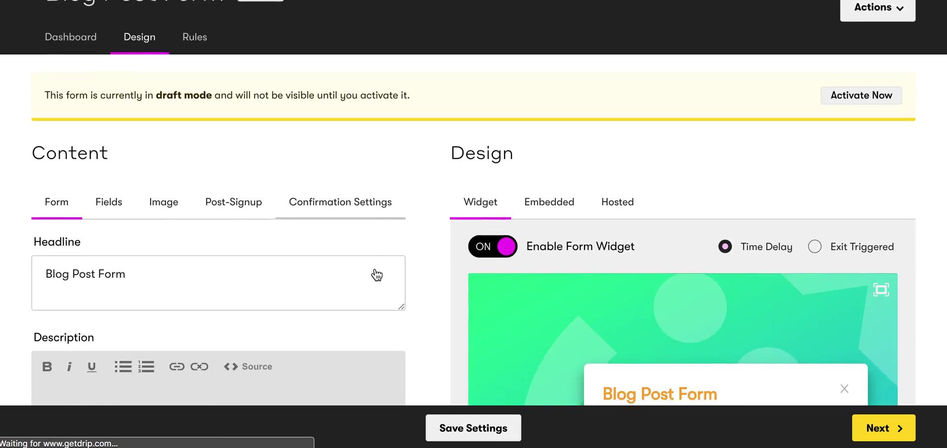 Creating a form on Drip video thumbnail