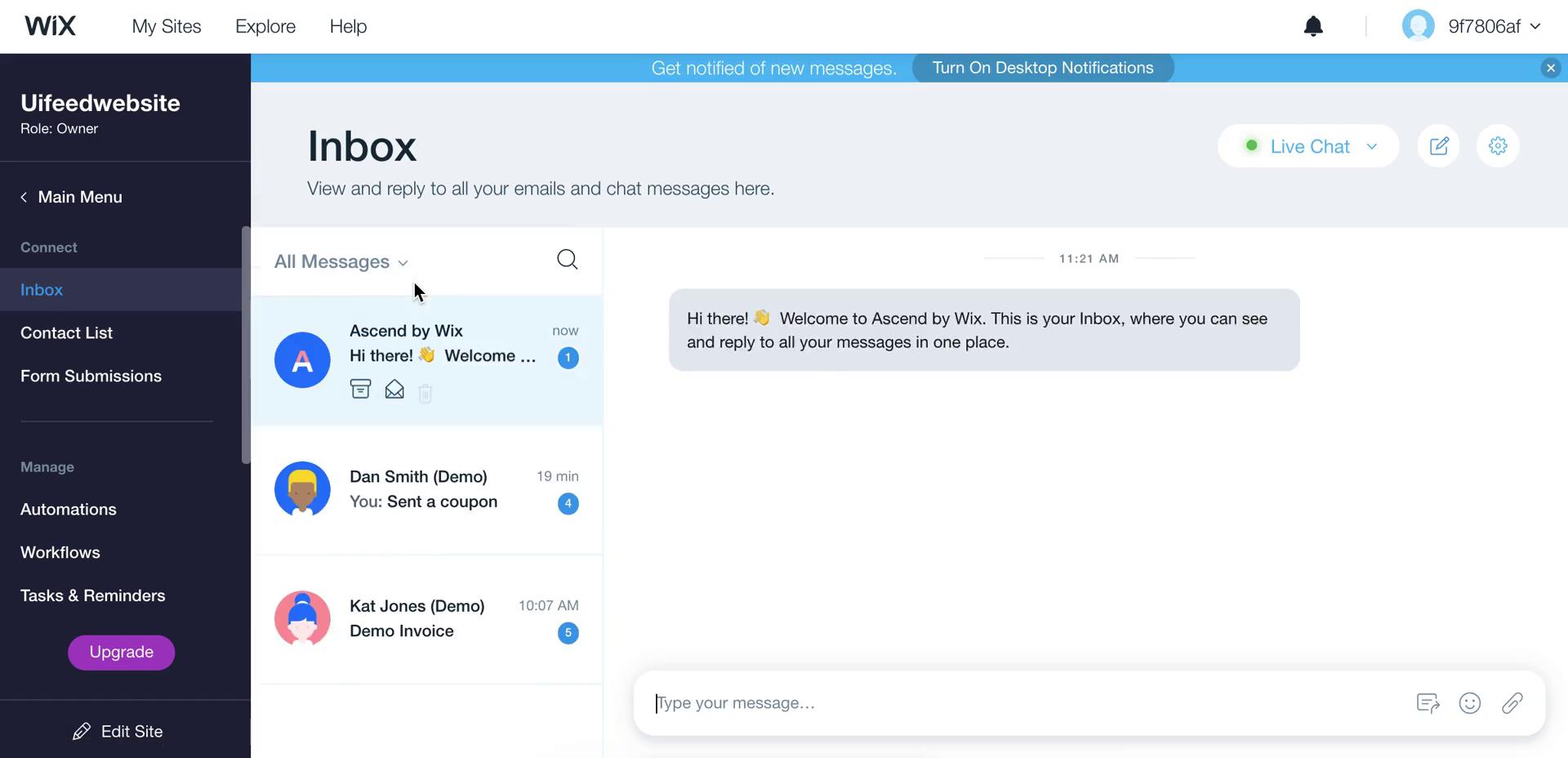 Chat on Wix video thumbnail