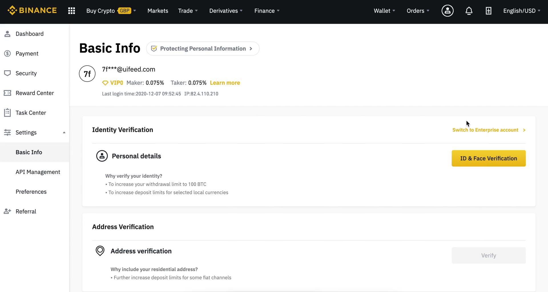 General browsing on Binance video thumbnail