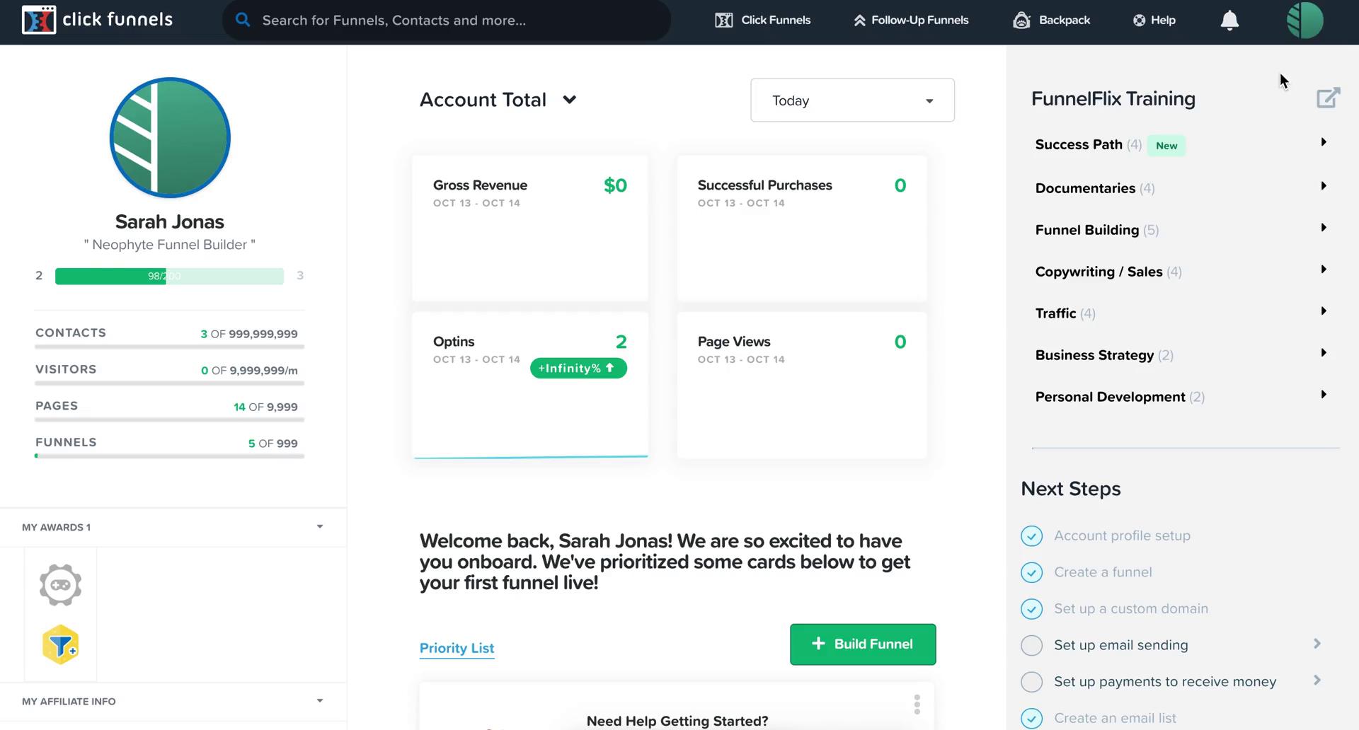 Downgrading your account on ClickFunnels video thumbnail