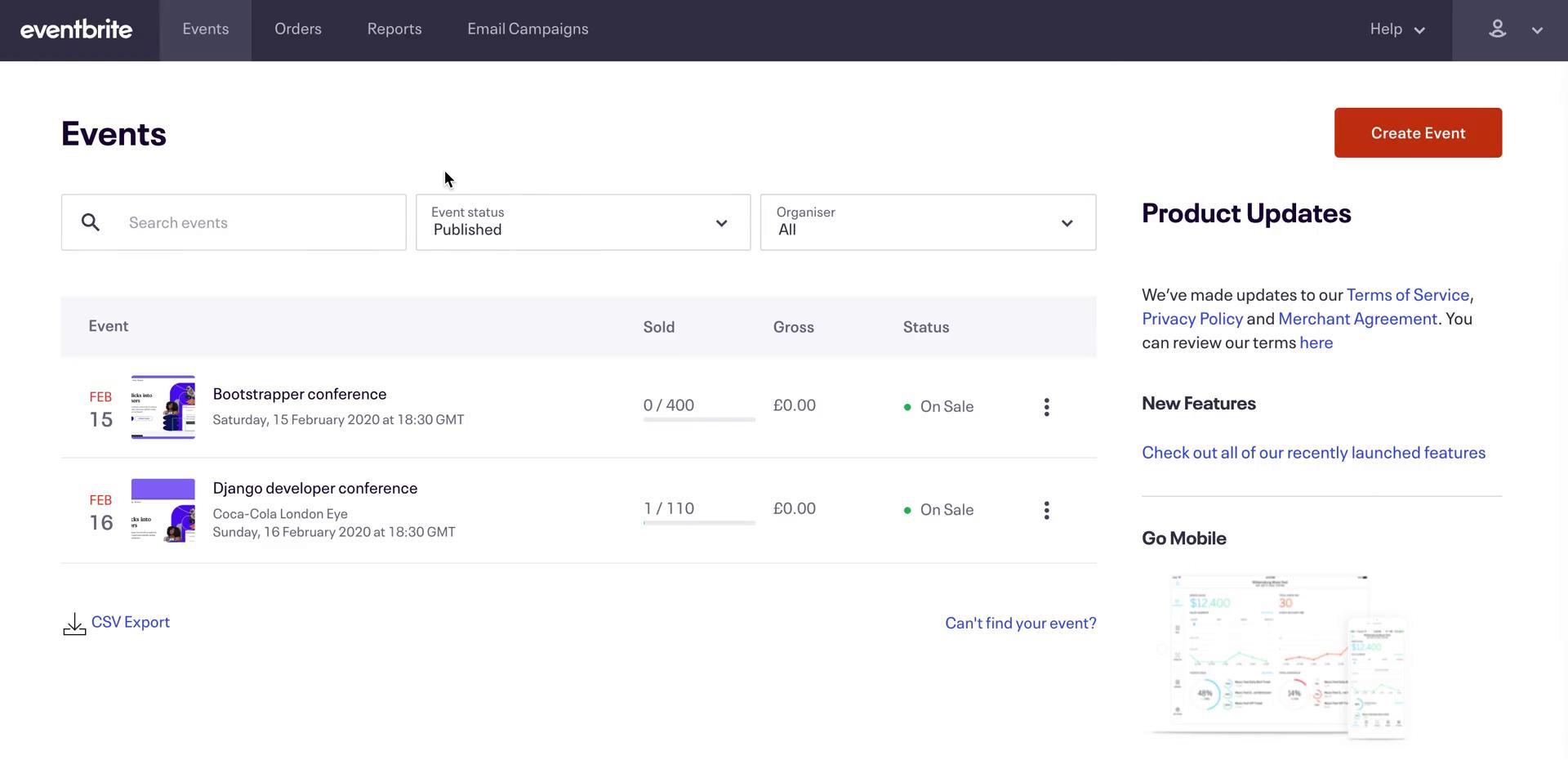 Creating promo codes on Eventbrite video thumbnail