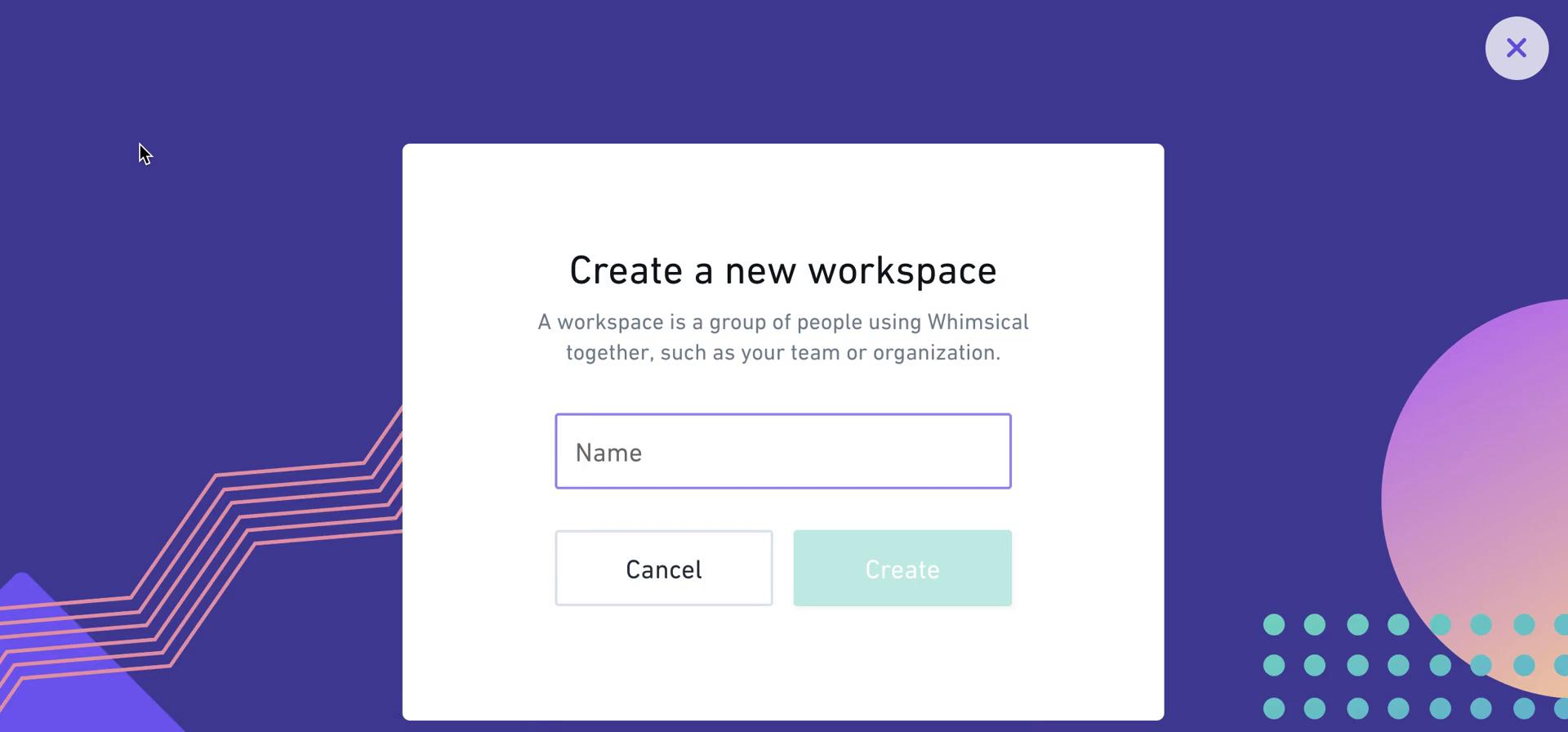 Creating a workspace on Whimsical video thumbnail