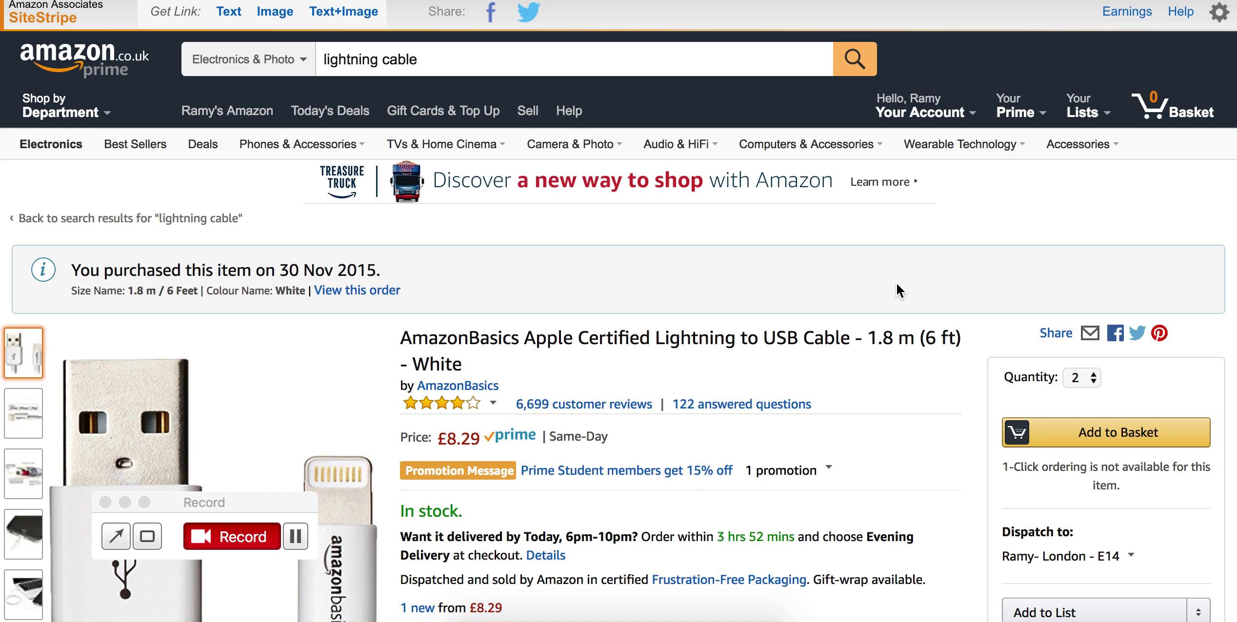 Buying something on Amazon video thumbnail