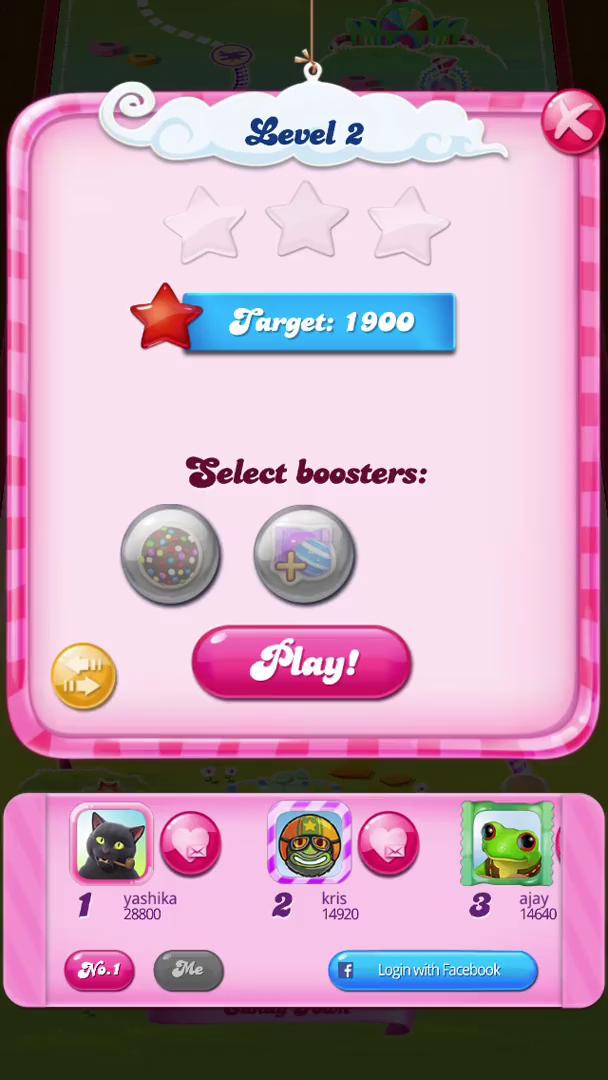 Completing a level on Candy Crush video thumbnail