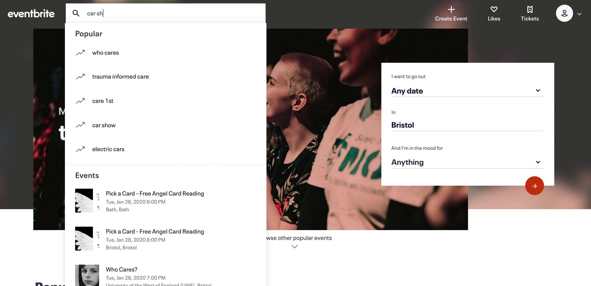 General browsing on Eventbrite video thumbnail