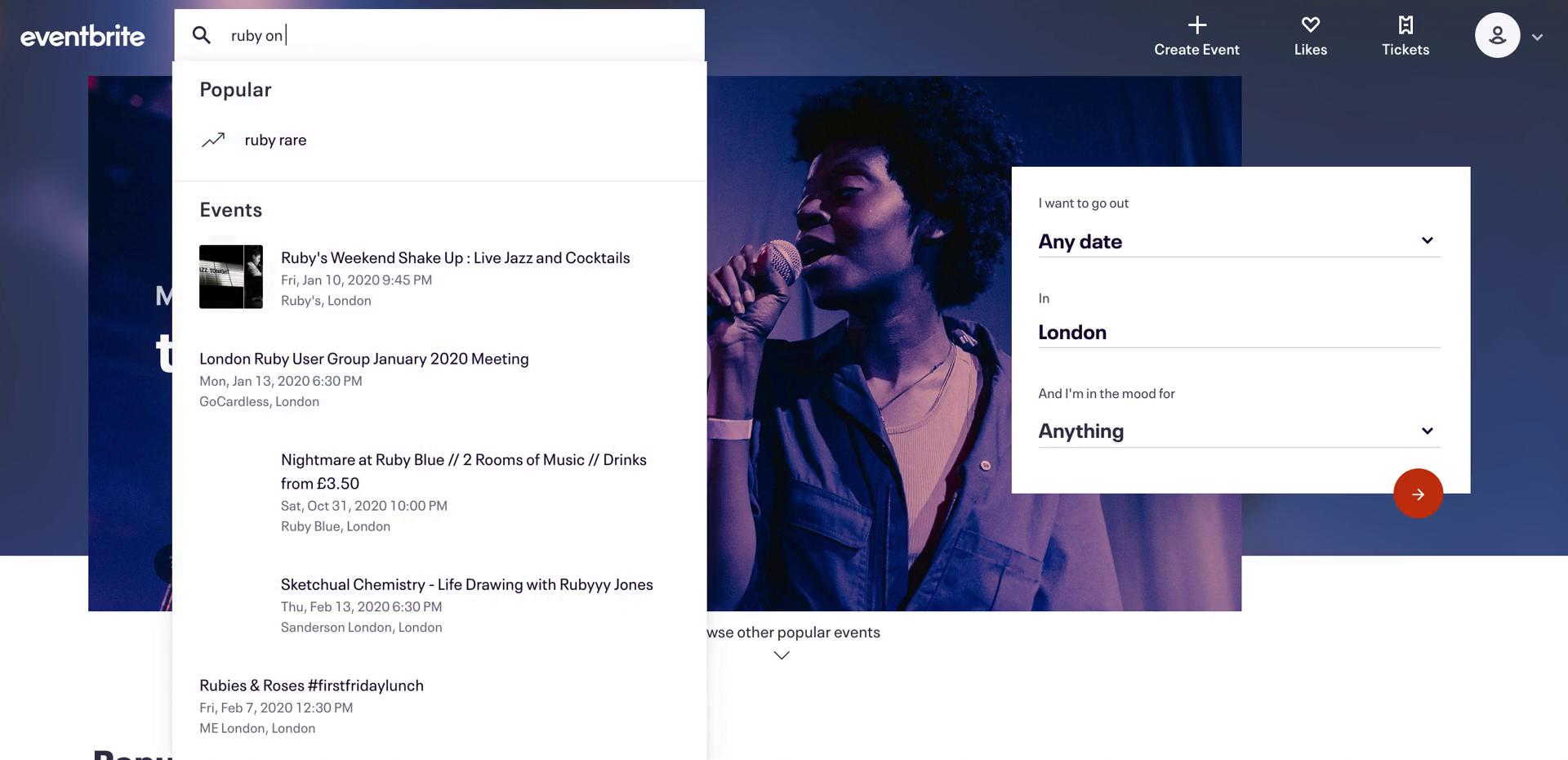 Searching on Eventbrite video thumbnail