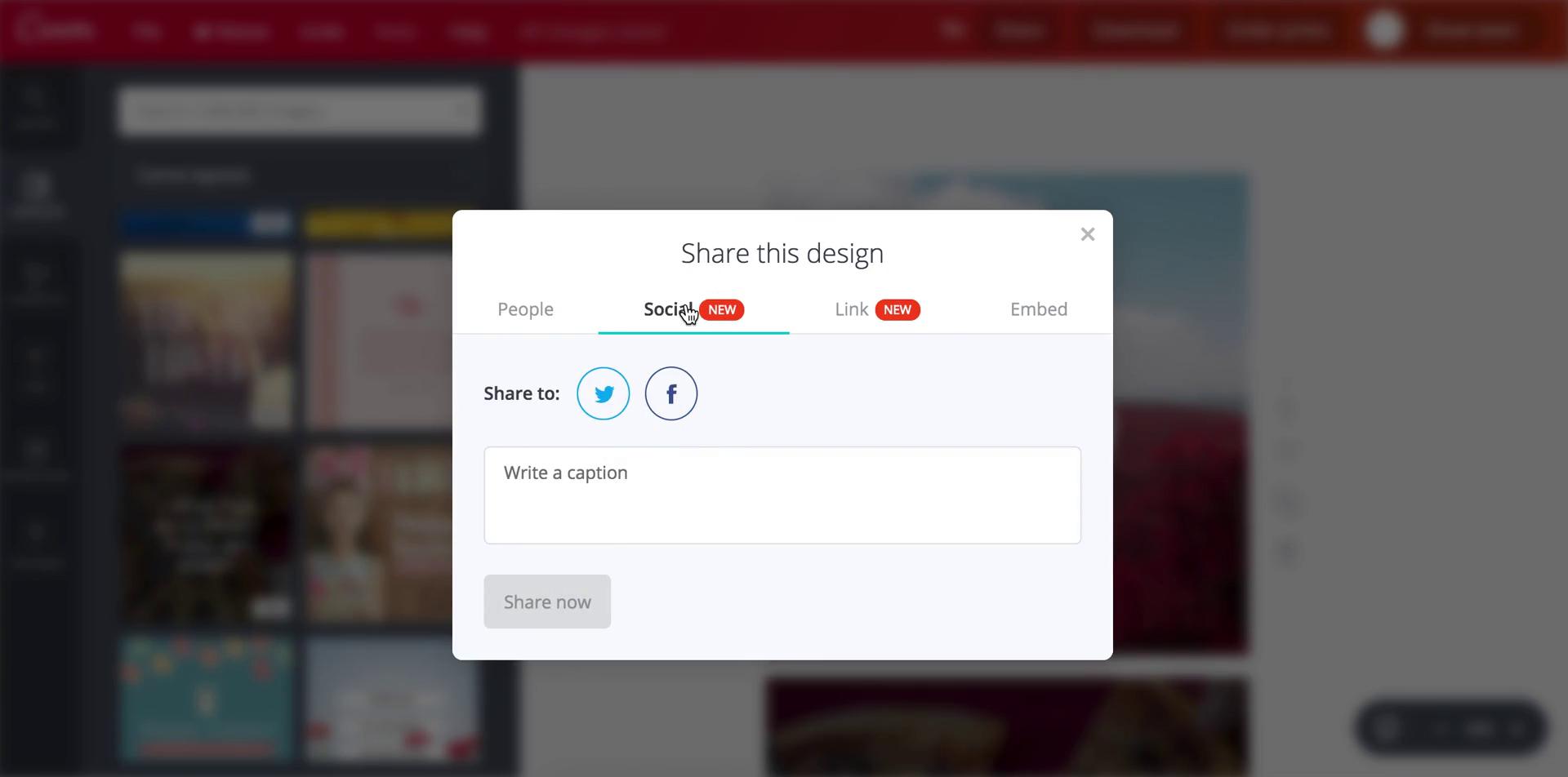 Sharing screenshot