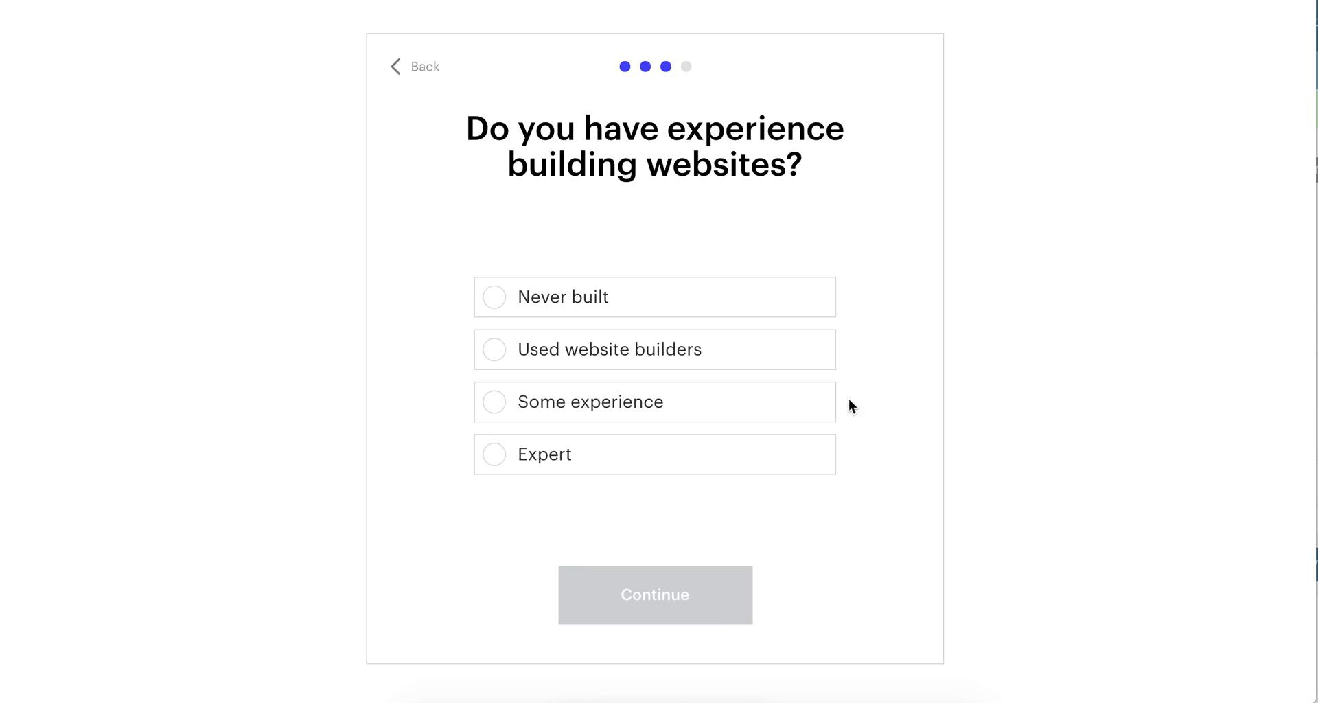 Onboarding screenshot