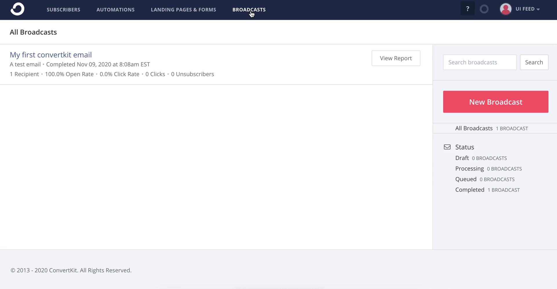 Creating an email campaign on ConvertKit video thumbnail