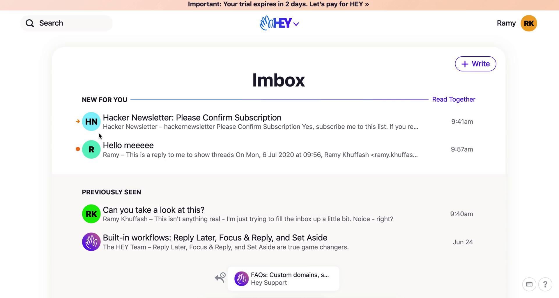 Saving on Hey video thumbnail