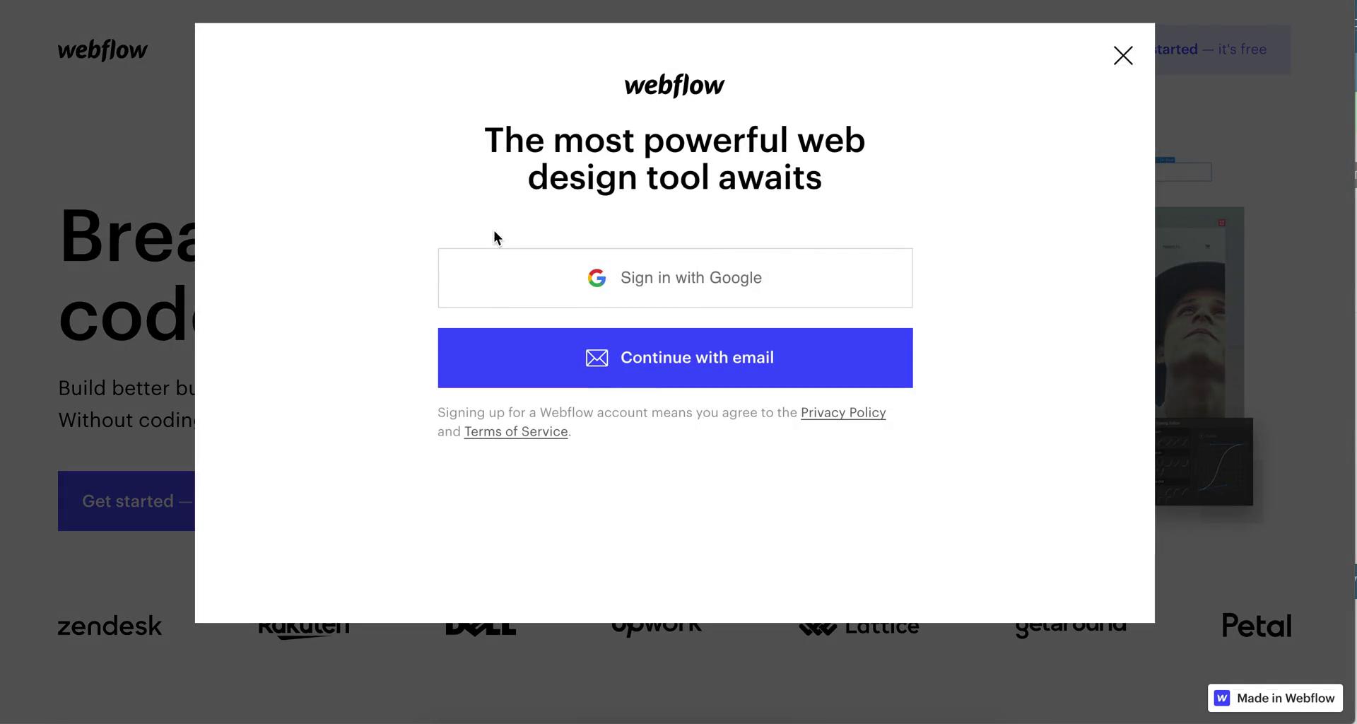 Onboarding on Webflow video thumbnail