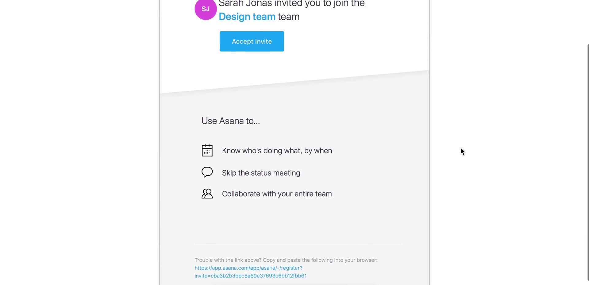 Accepting an invite on Asana video thumbnail