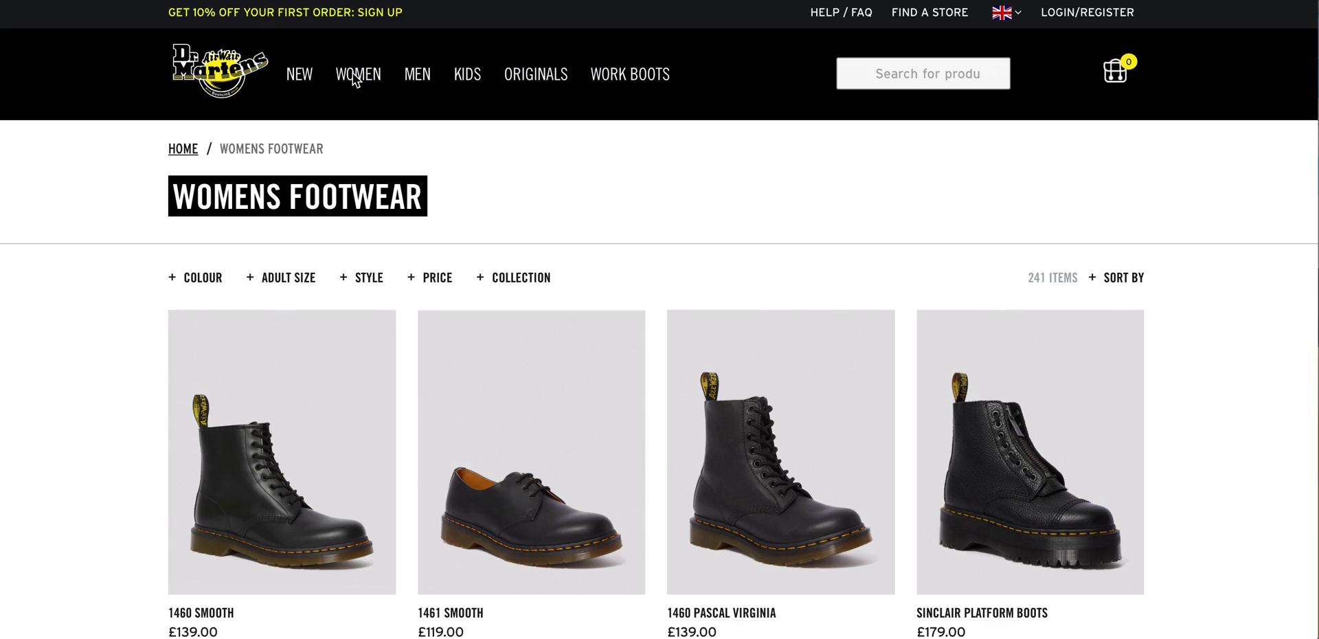 Buying something on Dr Martens video thumbnail